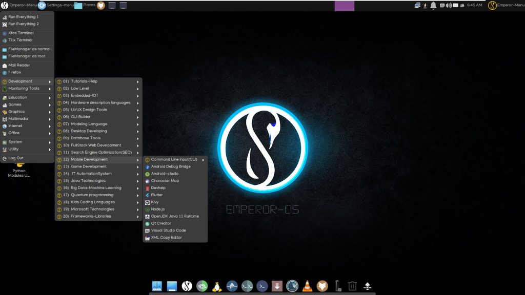 Emperor-OS Linux,Linux OS for programmers, designers, and data science ...